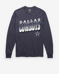 DALLAS COWBOYS POLISHED '47 FRANKLIN LONG SLEEVE TEE ATLAS BLUE