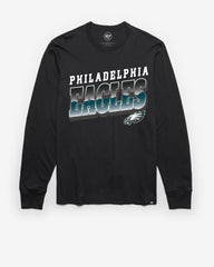 PHILADELPHIA EAGLES POLISHED '47 FRANKLIN LONG SLEEVE TEE FLINT BLACK