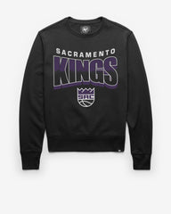 SACRAMENTO KINGS BRUSH BY '47 HEADLINE CREW JET BLACK