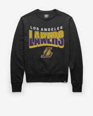 LOS ANGELES LAKERS BRUSH BY '47 HEADLINE CREW JET BLACK