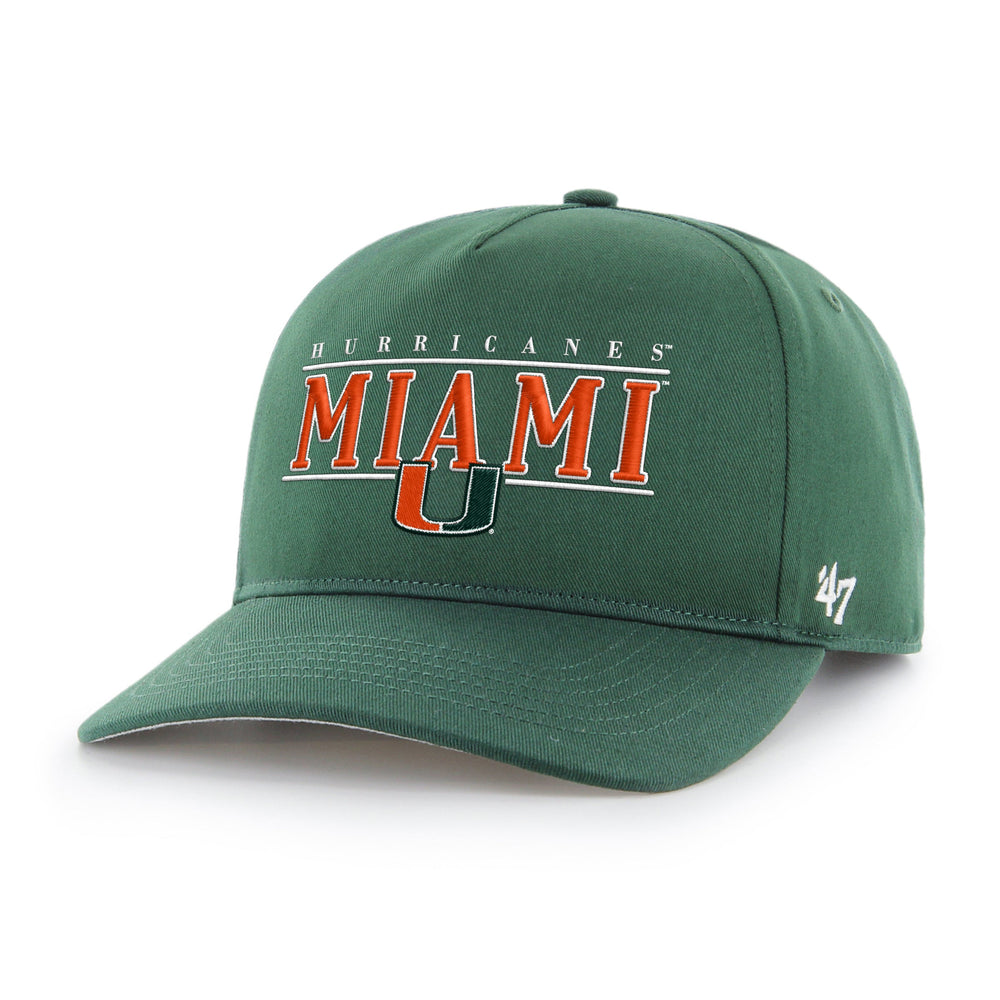 MIAMI HURRICANES CITY LINE '47 HITCH DARK GREEN