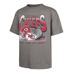 KANSAS CITY CHIEFS REGIONAL '47 FOUNDATION TEE WOLF GREY