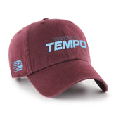 TORONTO TEMPO BALLPARK SCRIPT SHOT '47 CLEAN UP DARK MAROON