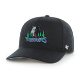 MINNESOTA TIMBERWOLVES HARDWOOD CLASSICS '47 HITCH BLACK