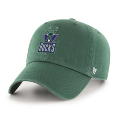 MILWAUKEE BUCKS HARDWOOD CLASSICS '47 CLEAN UP DARK GREEN
