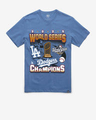 LOS ANGELES DODGERS 2025 WORLD SERIES CHAMPIONS '47 FRANKLIN TEE CADET BLUE