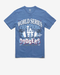 LOS ANGELES DODGERS 2025 WORLD SERIES CHAMPIONS '47 FRANKLIN TEE CADET BLUE