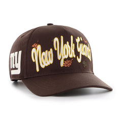 NEW YORK GIANTS LEAFLINE '47 HITCH RF RELAXED FIT BROWN