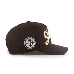 PITTSBURGH STEELERS LEAFLINE '47 HITCH RF RELAXED FIT BROWN