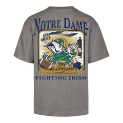 NOTRE DAME FIGHTIN IRISH REGIONAL BACKER '47 FOUNDATION TEE WOLF GREY