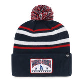 LOS ANGELES DODGERS 2025 WORLD SERIES CHAMPIONS '47 CUFF KNIT NAVY