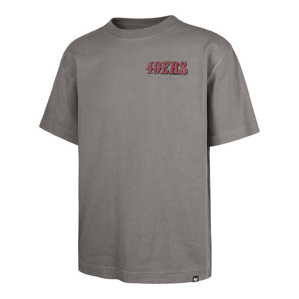 SAN FRANCISCO 49ERS REGIONAL BACKER '47 FOUNDATION TEE WOLF GREY