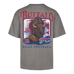 BUFFALO BILLS REGIONAL BACKER '47 FOUNDATION TEE WOLF GREY