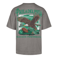 PHILADELPHIA EAGLES HISTORIC REGIONAL '47 BACKER FOUNDATION TEE WOLF GREY
