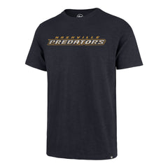 NASHVILLE PREDATORS GRIT WORDMARK '47 SCRUM TEE FALL NAVY