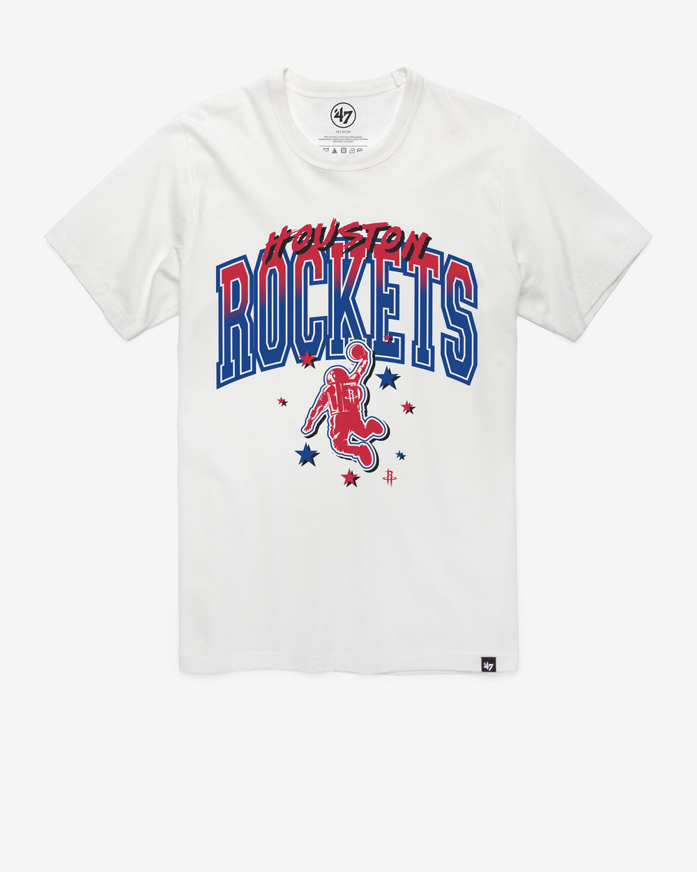 HOUSTON ROCKETS CITY EDITION SWISH FADE '47 FRANKLIN TEE WHITE WASH