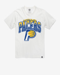 INDIANA PACERS CITY EDITION SWISH FADE '47 FRANKLIN TEE WHITE WASH