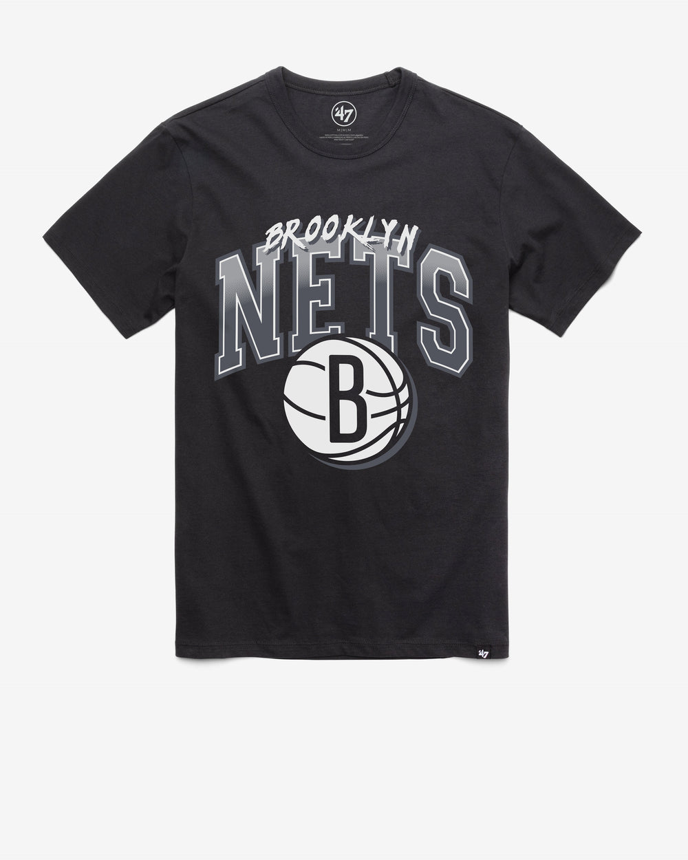 BROOKLYN NETS CITY EDITION SWISH FADE '47 FRANKLIN TEE FLINT BLACK