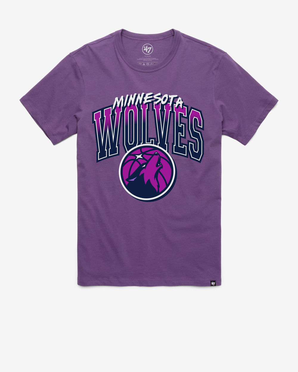 MINNESOTA TIMBERWOLVES CITY EDITION SWISH FADE '47 FRANKLIN TEE REGENT PURPLE