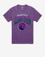 MINNESOTA TIMBERWOLVES CITY EDITION SWISH FADE '47 FRANKLIN TEE REGENT PURPLE