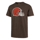 CLEVELAND BROWNS GRIT '47 SCRUM TEE CHOCOLATE