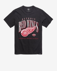 DETROIT RED WINGS CREASE '47 FRANKLIN TEE FLINT BLACK