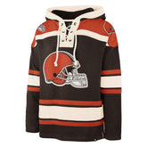 CLEVELAND BROWNS SUPERIOR '47 LACER HOOD BROWN
