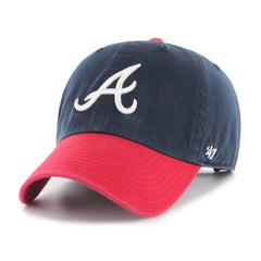 ATLANTA BRAVES TWO TONE '47 CLEAN UP NAVY