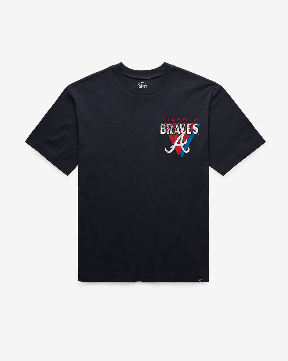 ATLANTA BRAVES UNDER BAR '47 FOUNDATION TEE NAVY
