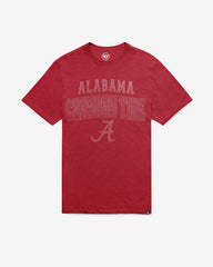 ALABAMA CRIMSON TIDE STADIUM WAVE '47 SCRUM TEE CARDINAL