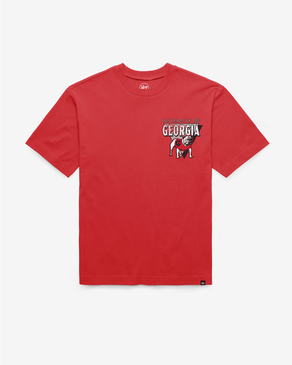 GEORGIA BULLDOGS UNDER BAR '47 FOUNDATION TEE RED