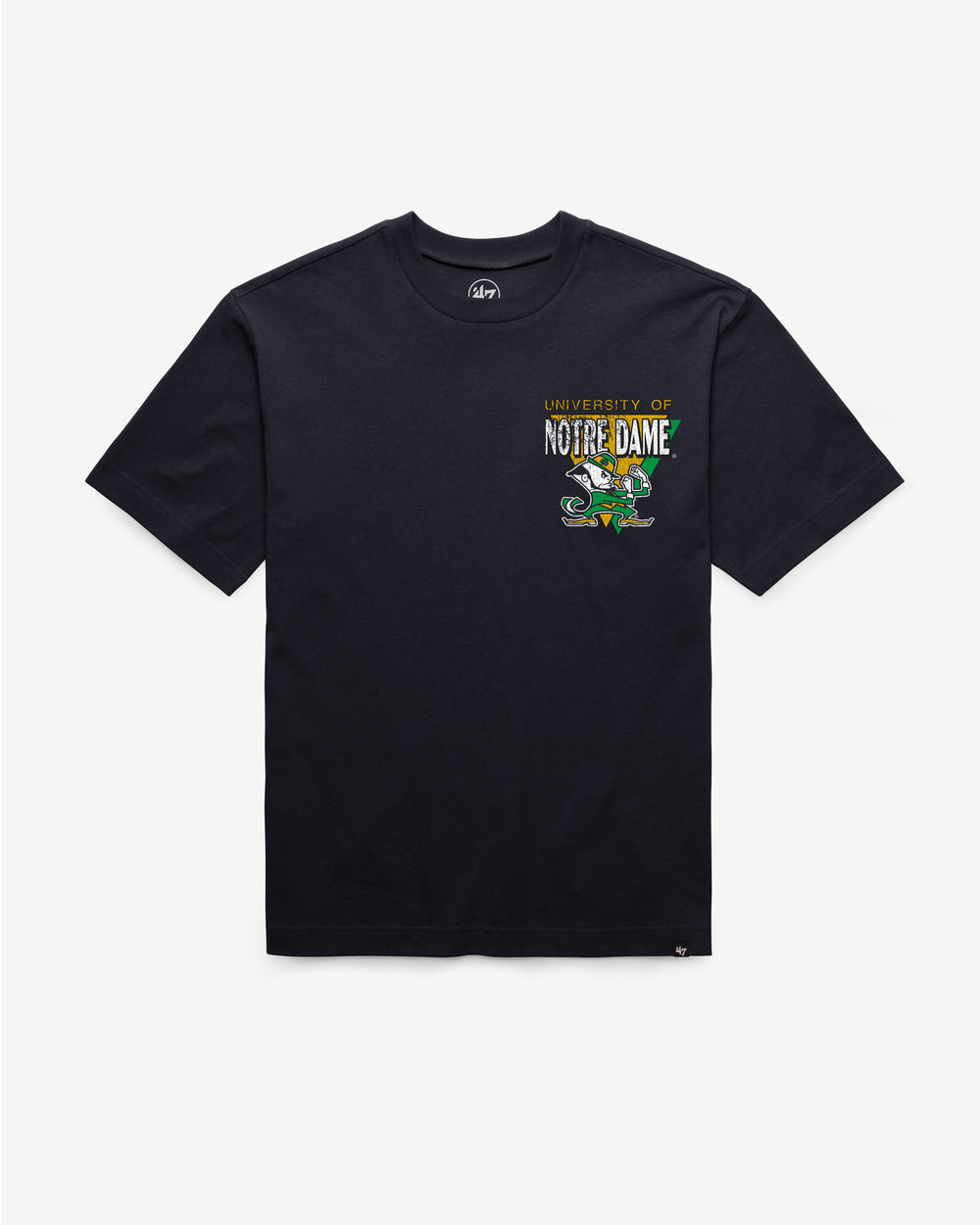 NOTRE DAME FIGHTING IRISH UNDER BAR '47 FOUNDATION TEE NAVY
