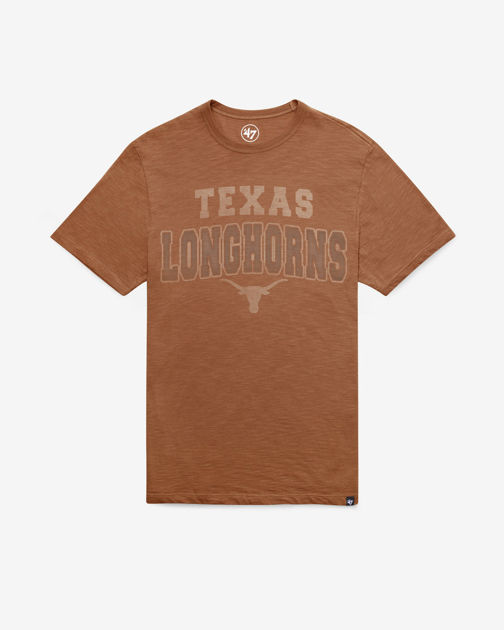 TEXAS LONGHORNS STADIUM WAVE '47 SCRUM TEE BURNT ORANGE