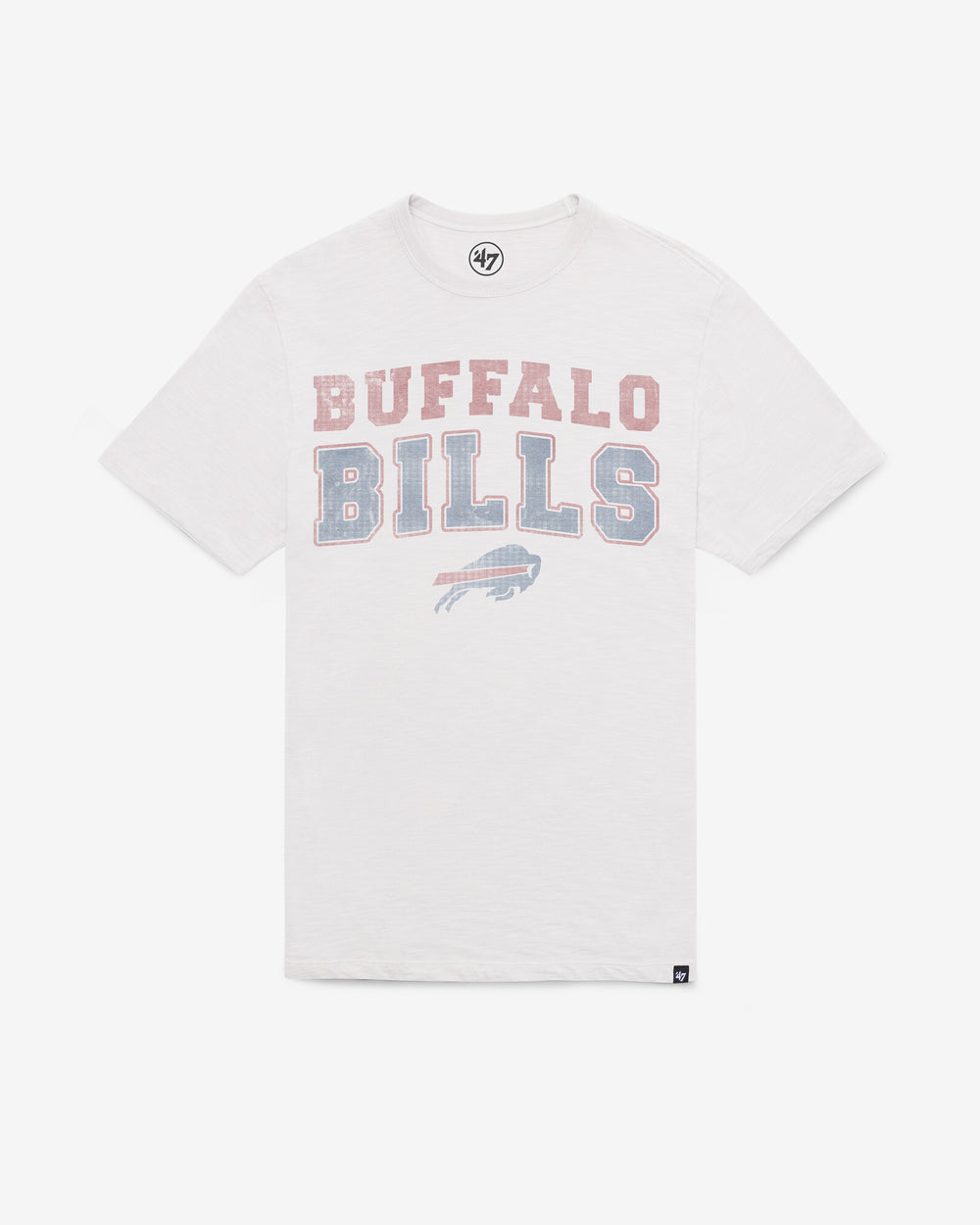 BUFFALO BILLS STADIUM WAVE '47 SCRUM TEE WHITE WASH