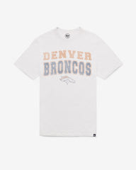 DENVER BRONCOS STADIUM WAVE '47 SCRUM TEE WHITE WASH