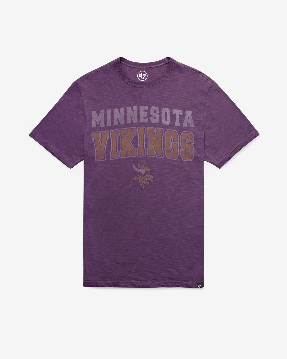 MINNESOTA VIKINGS STADIUM WAVE '47 SCRUM TEE GRAPE