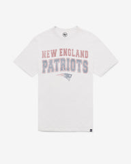 NEW ENGLAND PATRIOTS STADIUM WAVE '47 SCRUM TEE WHITE WASH