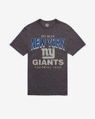NEW YORK GIANTS HEAD ON '47 SCRUM TEE CHARCOAL