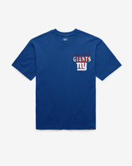 NEW YORK GIANTS UNDER BAR '47 FOUNDATION TEE ROYAL