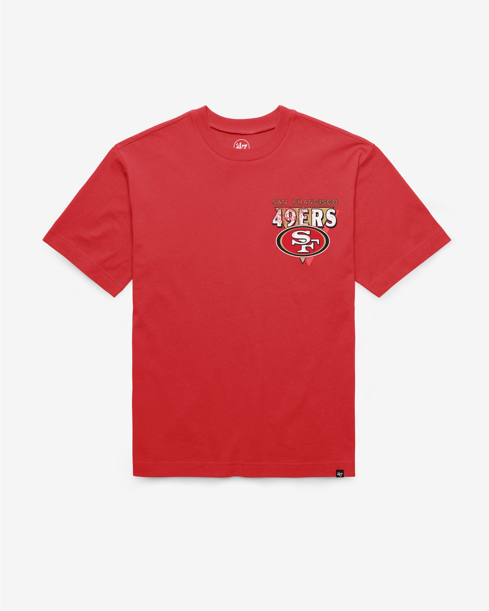 SAN FRANCISCO 49ERS UNDER BAR '47 FOUNDATION TEE RED