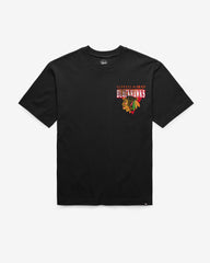 CHICAGO BLACKHAWKS UNDER BAR '47 FOUNDATION TEE BLACK