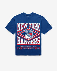NEW YORK RANGERS HEATER '47 FOUNDATION TEE ROYAL