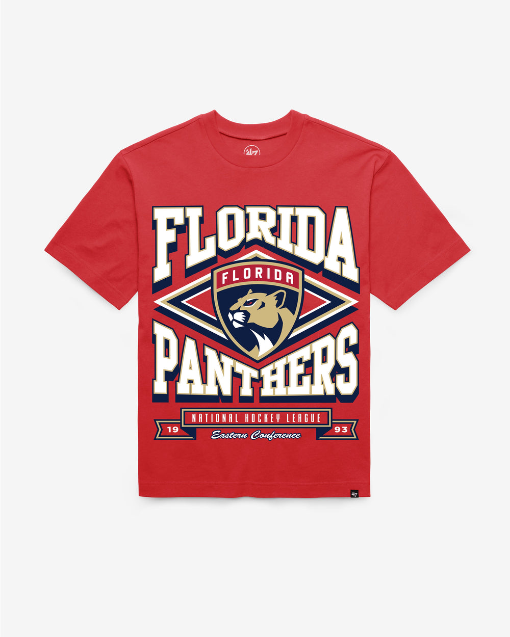 FLORIDA PANTHERS HEATER '47 FOUNDATION TEE RED