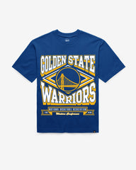 GOLDEN STATE WARRIORS HEATER '47 FOUNDATION TEE ROYAL