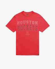 HOUSTON ROCKETS STADIUM WAVE '47 SCRUM TEE RESCUE RED