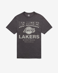 LOS ANGELES LAKERS HEAD ON '47 SCRUM TEE CHARCOAL