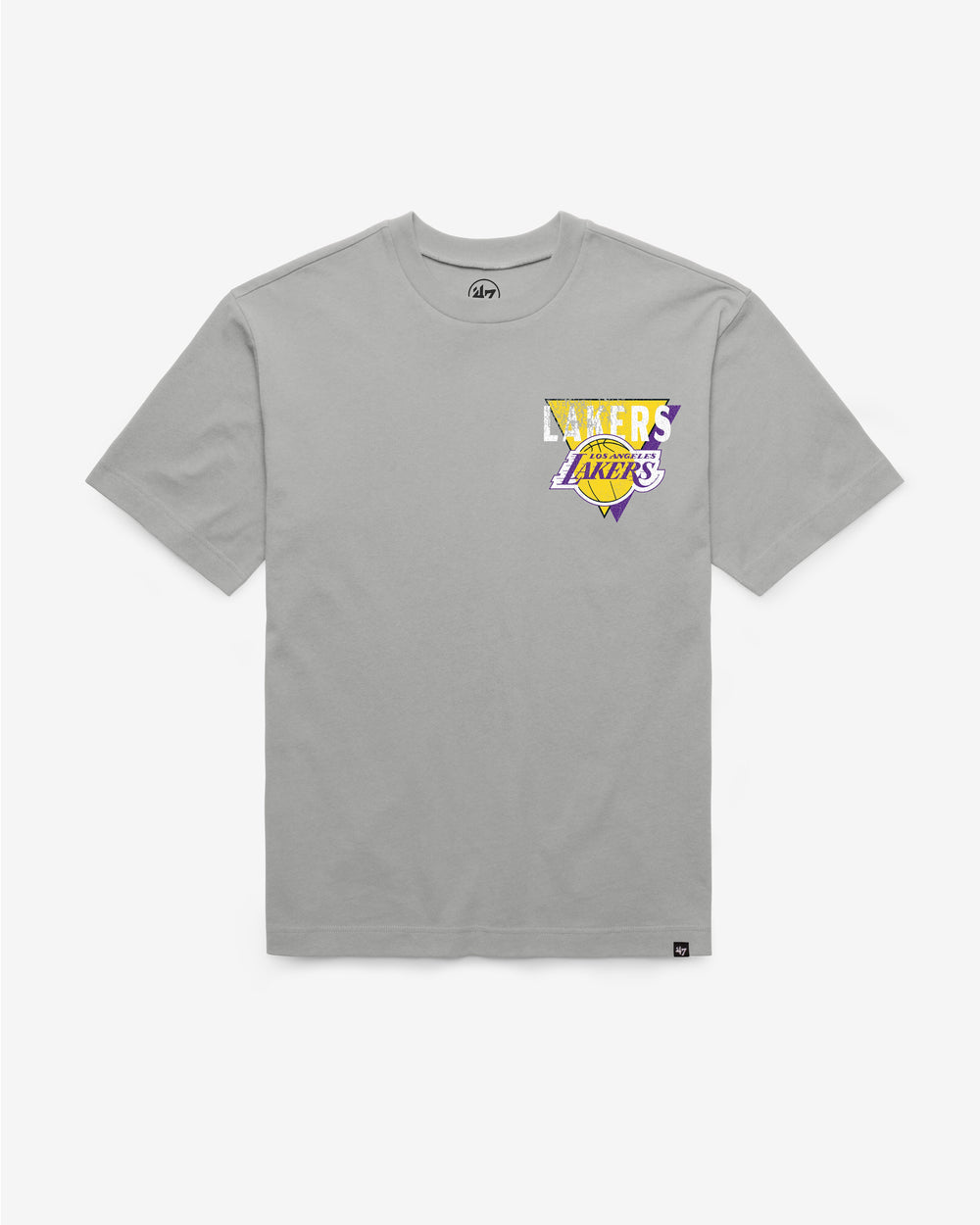 LOS ANGELES LAKERS UNDER BAR '47 FOUNDATION TEE WOLF GREY