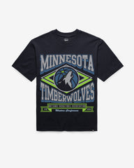MINNESOTA TIMBERWOLVES HEATER '47 FOUNDATION TEE NAVY