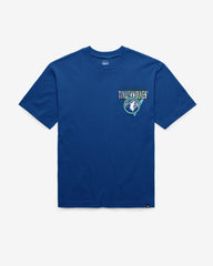 MINNESOTA TIMBERWOLVES UNDER BAR '47 FOUNDATION TEE ROYAL