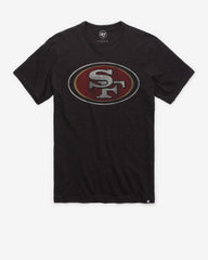SAN FRANCISCO 49ERS GRIT '47 SCRUM TEE JET BLACK